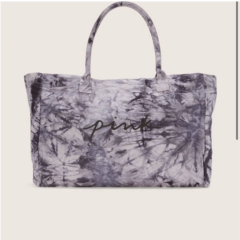 VS pink tote black and pink